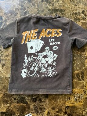 Little Rad Things Graphic Tshirt Vintage Style The Aces 3-6 months